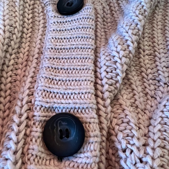 Design Lab Lord & Taylor Taupe Knit Cardigan - Picture 6 of 8